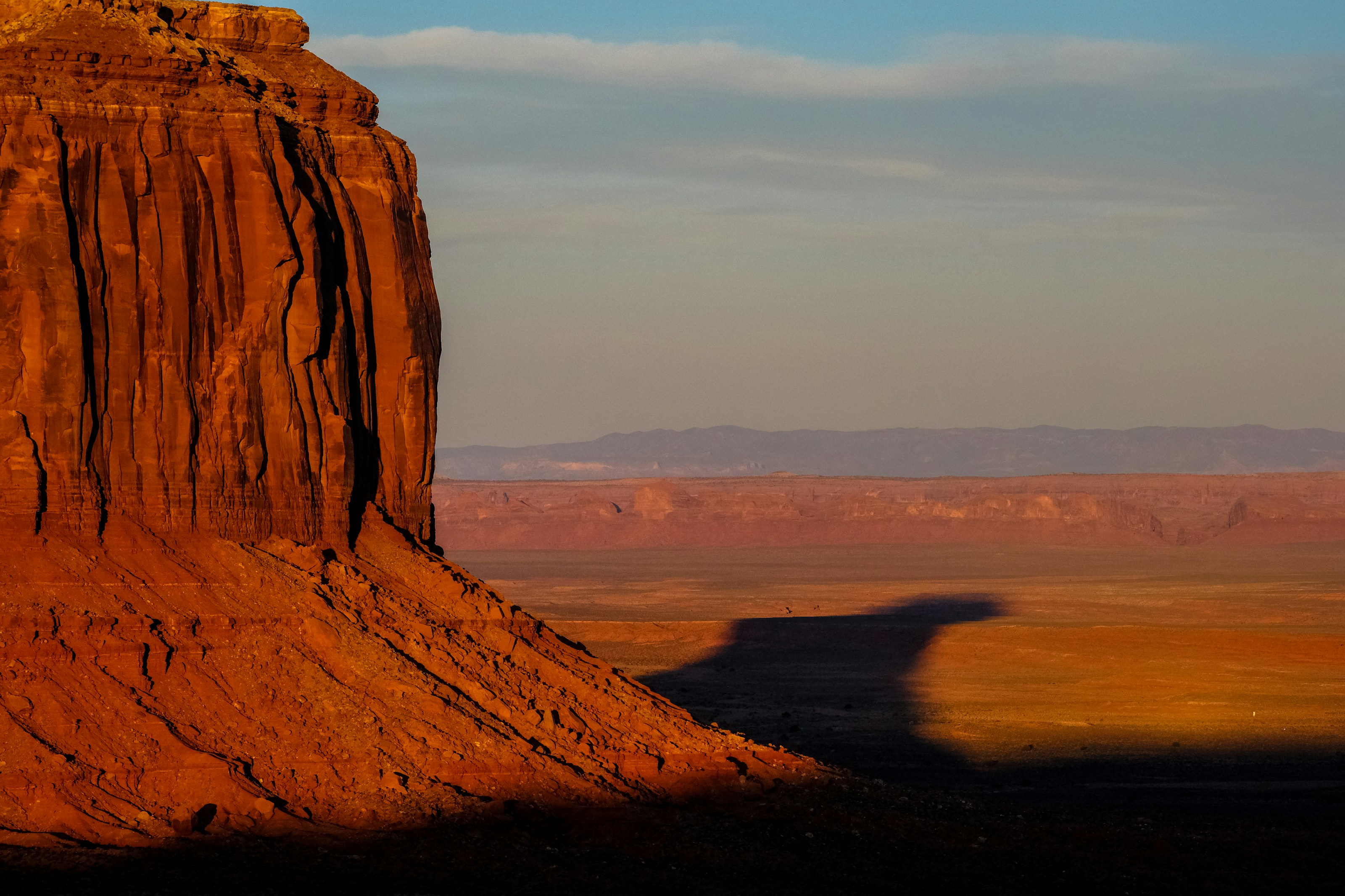 Sunlit orange desert butte, the source photograph used in the RenditionKit demonstration
